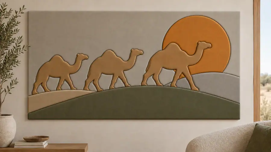 Çöldeki Deve Kervanı tasarımı, Çöldeki Deve Kervanı, konsept mekân sunumu