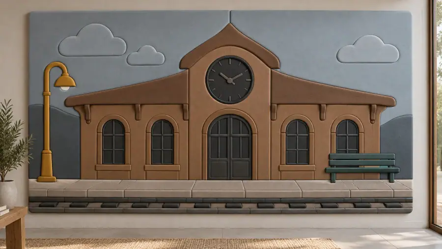 Eski Tren Garı tasarımı, Eski Tren Garı, konsept mekân sunumu