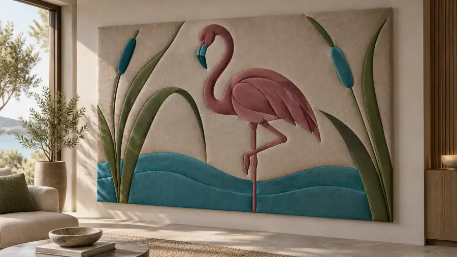 Sazlıktaki Flamingo tasarımı, Sazlıktaki Flamingo, konsept mekân sunumu