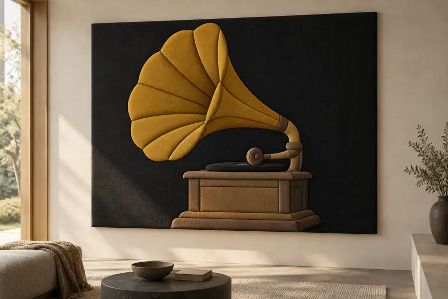 Gramofon tasarımı, Gramofon, konsept mekân sunumu