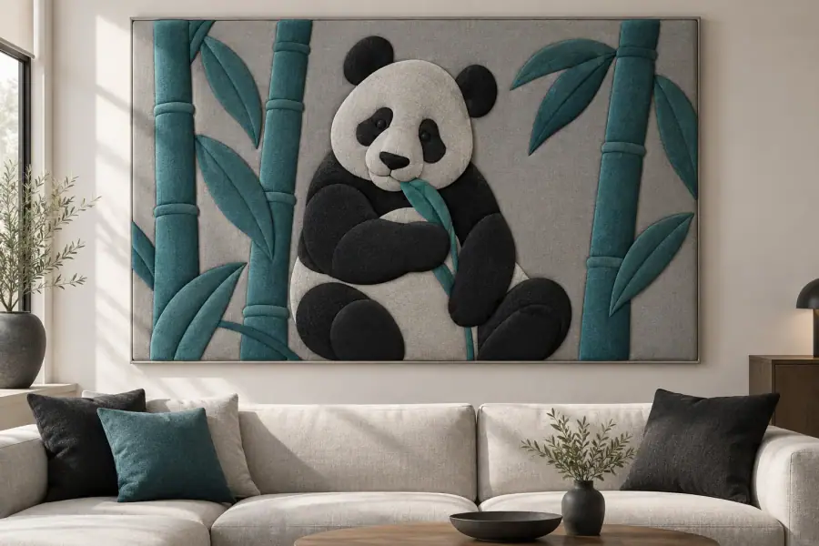 Bambu Arasındaki Panda tasarımı, Bambu Arasındaki Panda, konsept mekân sunumu