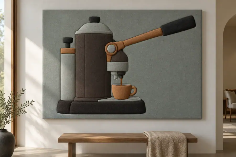 Espresso Makinesi tasarımı, Espresso Makinesi, konsept mekân sunumu
