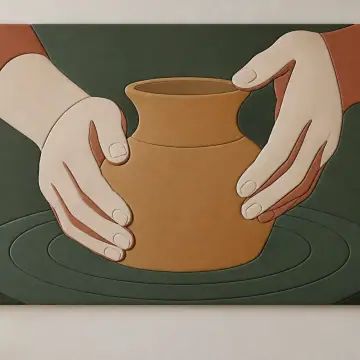 Çömlekçi Çarkı duvar tasarımı