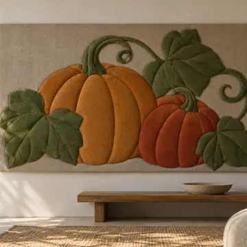 Balkabağı Sarmaşığı duvar tasarımı
